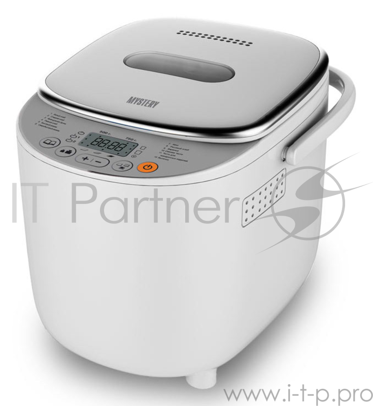 Хлебопечь Mystery MBM-1209 500Вт белый