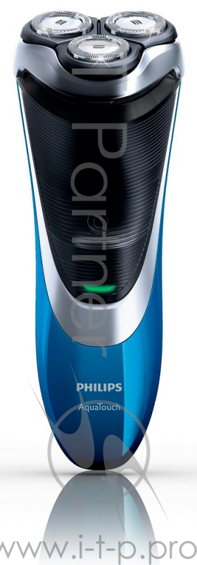 Бритва роторная Philips AT890 черный/синий