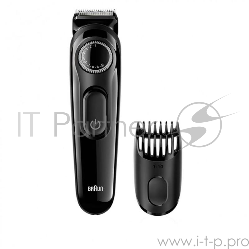 Триммер для бороды Braun BT3020 реж.эл.:2 питан.:элек.сеть/аккум. белый/черный