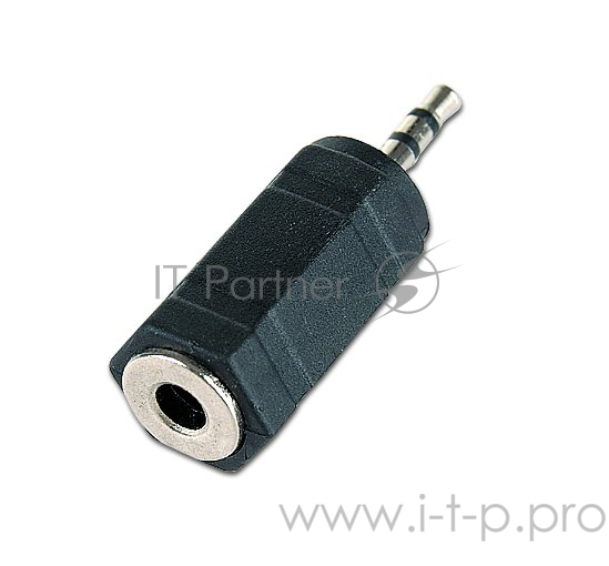 Переходник Gembird/Cablexpert Переходник аудио стерео A-2.5M-3.5F 2,5мм (папа)-3,5мм (мама) (A-2.5M-3.5F)