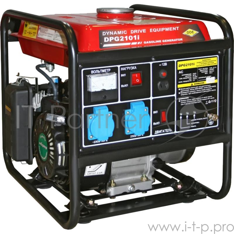 Бензоэлектростанция инверторная DDE DPG2101i 2.6кВт 220В бак 9.0л непрер.9ч