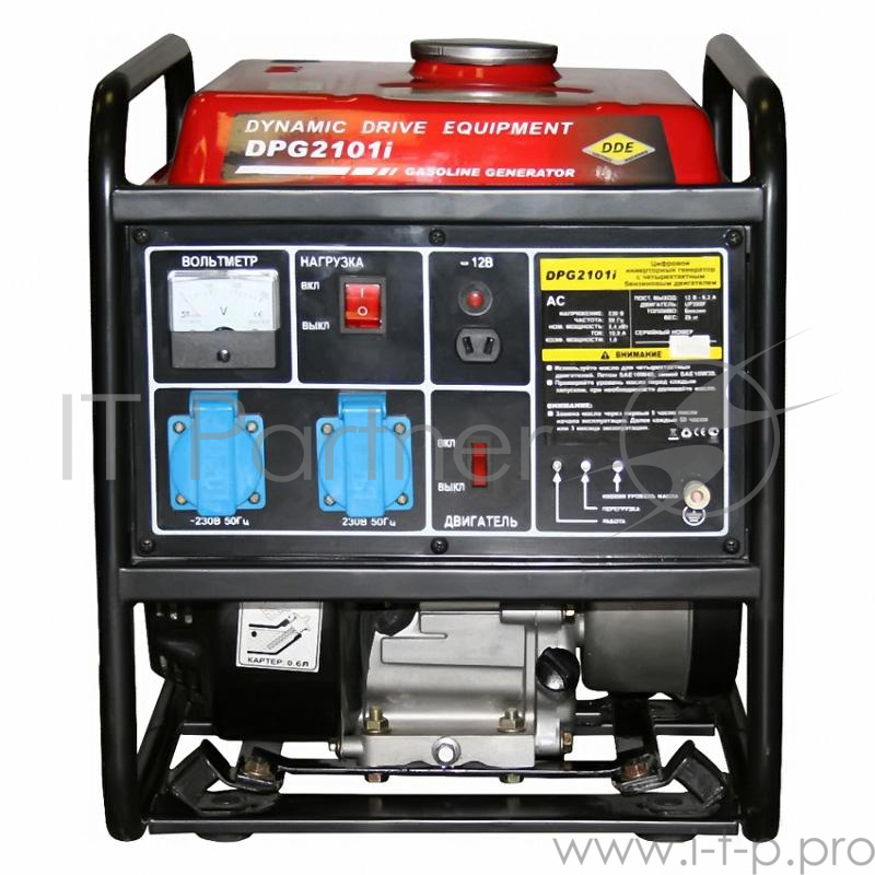 Бензоэлектростанция инверторная DDE DPG2101i 2.6кВт 220В бак 9.0л непрер.9ч
