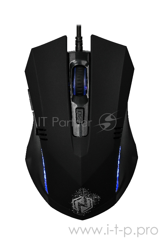 Мышь Qumo Nemesis M48, проводная, оптическая, 6 кнопок, подсветка 7 цветов, дыш., 1000/1600/2400/3200 dpi