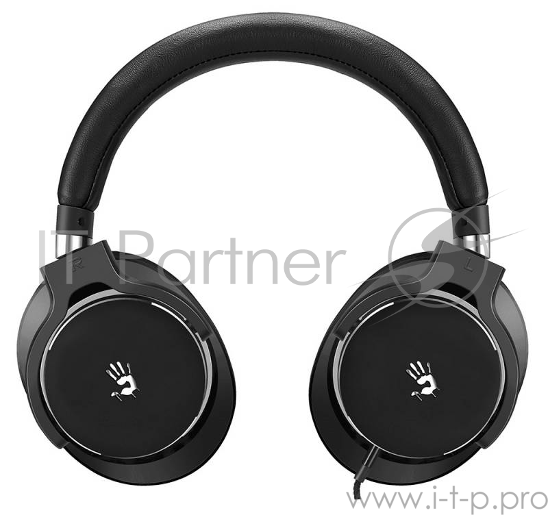 Наушники с микрофоном A4 Bloody M550 черный/серебристый 1.2м мониторы оголовье