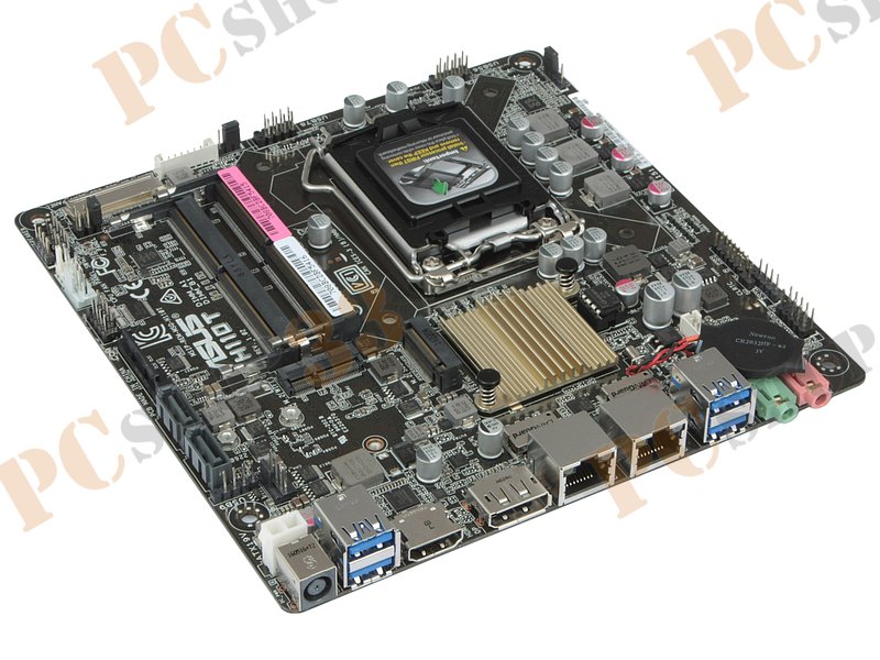 Мат. плата Socket1151 ASUS H110T/CSM (iH110, 2xDDR4 SO-DIMM, M.2, SATA III, HDMI, DP, 2x1Гбит LAN, USB3.0, mini-ITX)