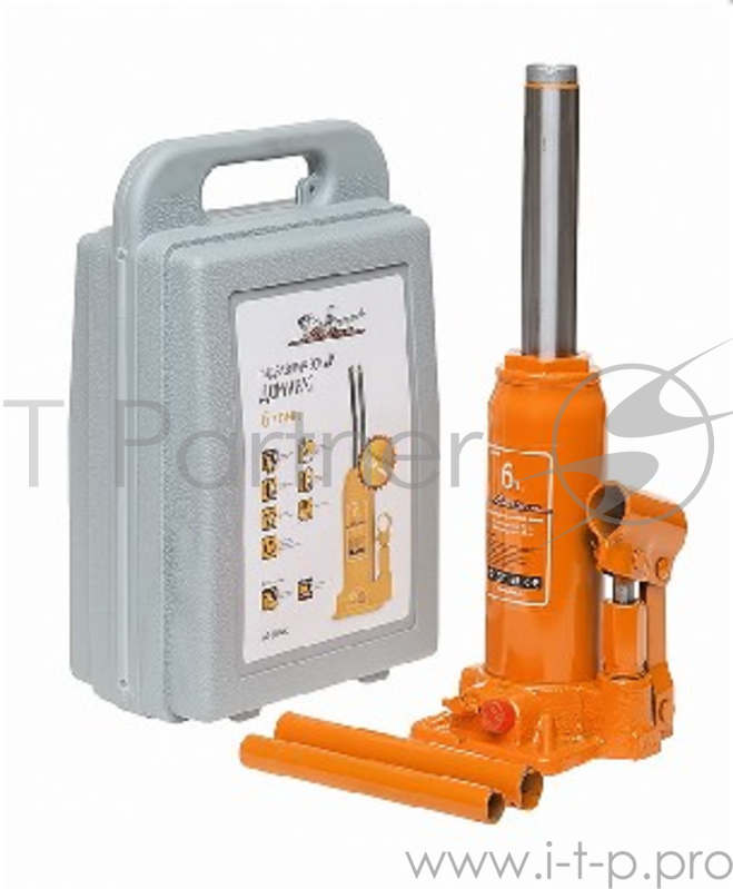 Домкрат бутылочный 6т в кейсе (MIN - 200 мм, MAX - 405 мм) (16001)(AIRLINE AJ-B-06K Домкрат бутылочный 6т в кейсе (MIN - 200 мм, MAX - 405 мм) (16001))