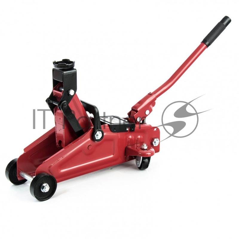 Домкрат SPARTA 510084 подкатный 2т h подъема 140–295мм в пласт. кейсе compact