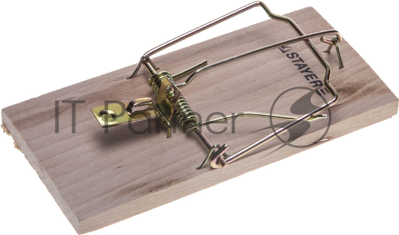 Мышеловка STAYER 40501-M STANDARD деревянное основание, средняя