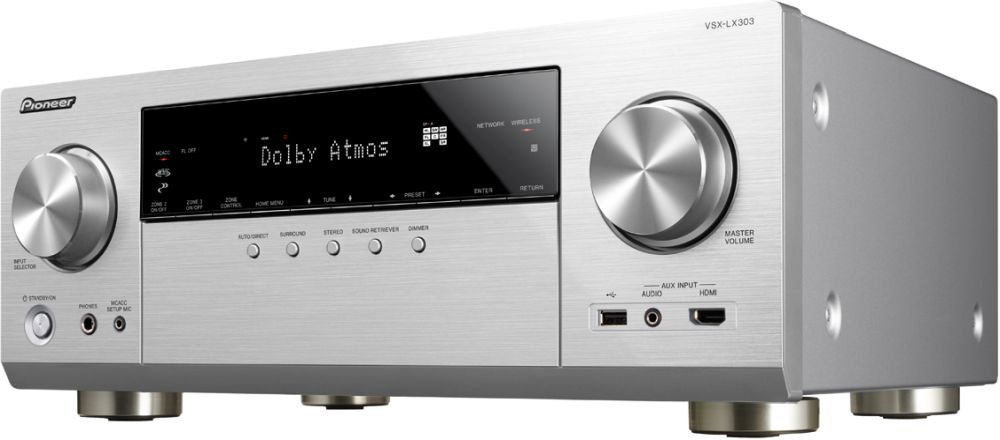 Ресивер AV Pioneer VSX-LX303-S 9.2 серебристый