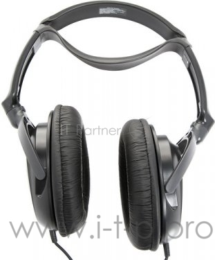 Наушники мониторы Panasonic RP-HTF295E-K 5м черный проводные (оголовье)