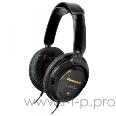 Наушники мониторы Panasonic RP-HTF295E-K 5м черный проводные (оголовье)