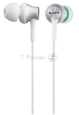 наушники SONY MDR-EX450AP (WQ), белый {Наушники с гарнитурой}