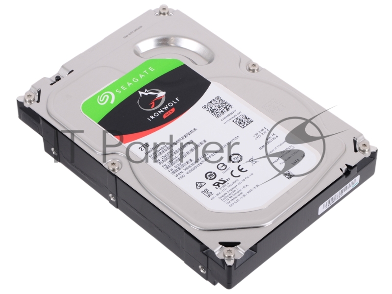 Жесткий диск 2TB Seagate Ironwolf (ST2000VN004) {SATA 6.0Gb/s, 5900 rpm, 64mb buffer, 3.5