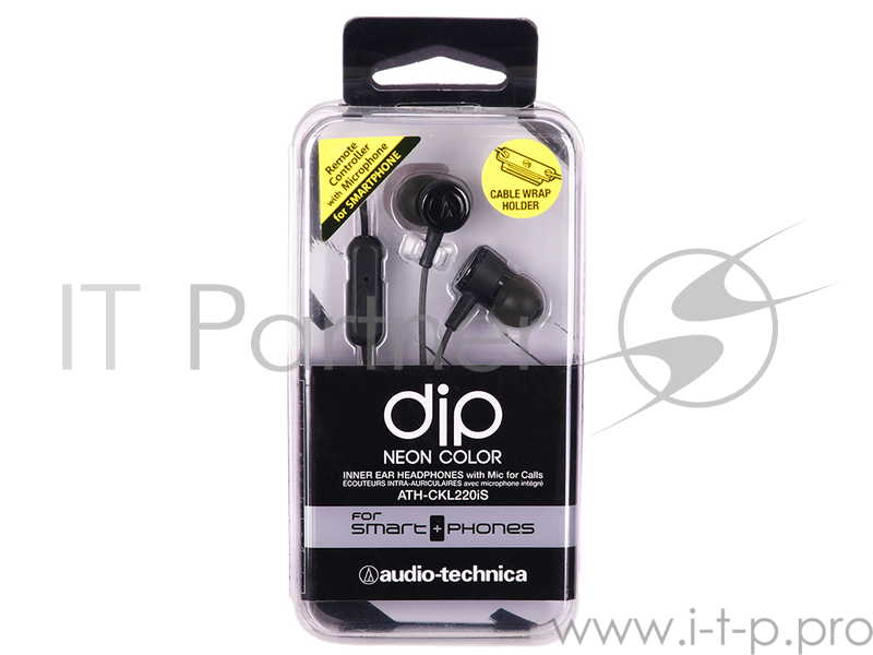 Наушники AUDIO-TECHNICA ATH-CKL220iS BK