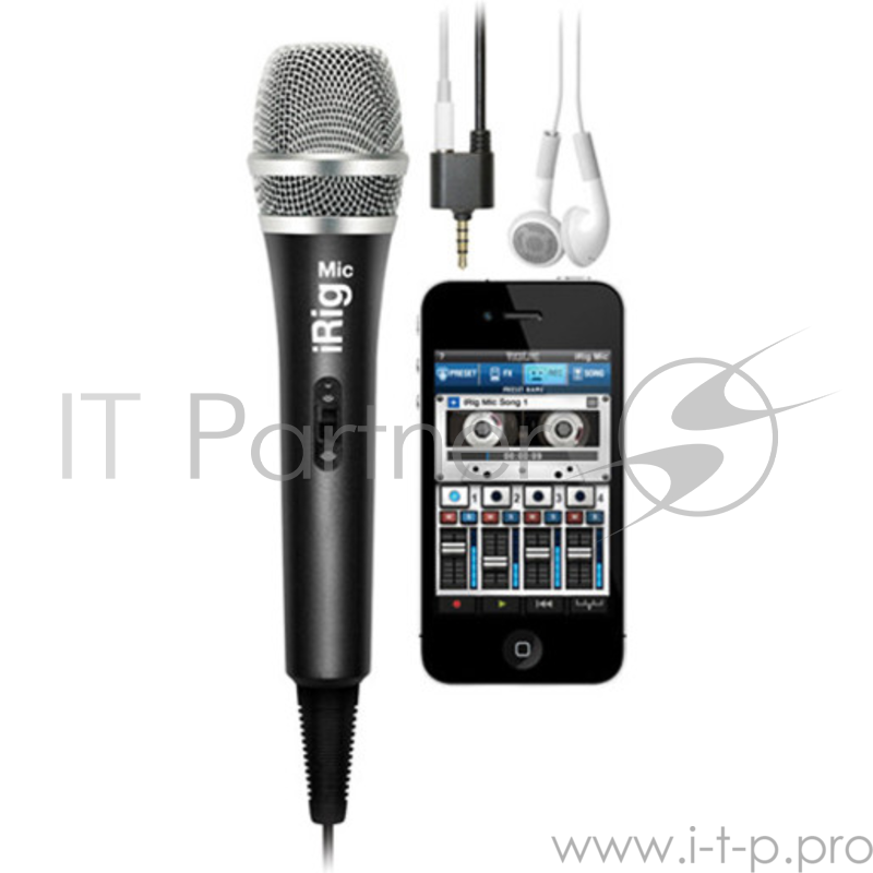 Конденсаторный микрофон IK Multimedia iRig MIC для устройств на базе iOS и Android