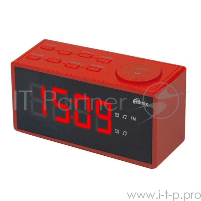 радиобудильник RITMIX RRC-1212 RED