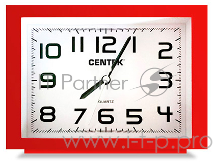 Будильник Centek СТ-7202 красный