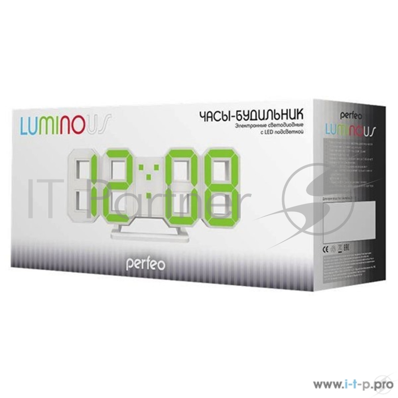 Perfeo LED часы-будильник