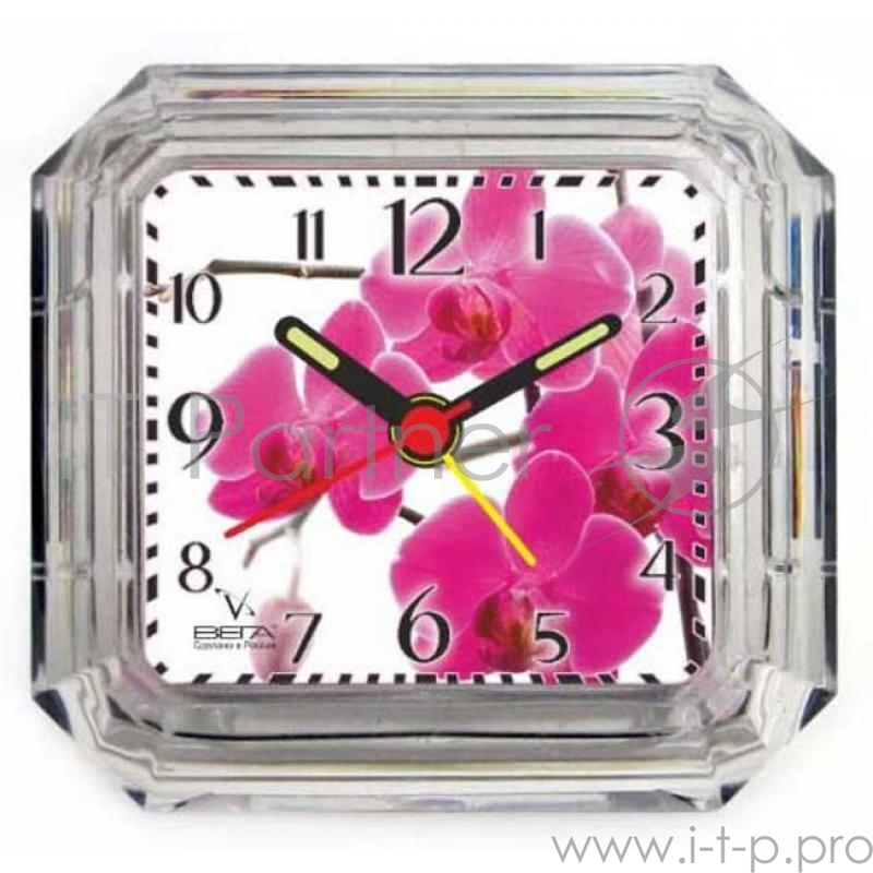 Будильник Вега Б2-049 Орхидея