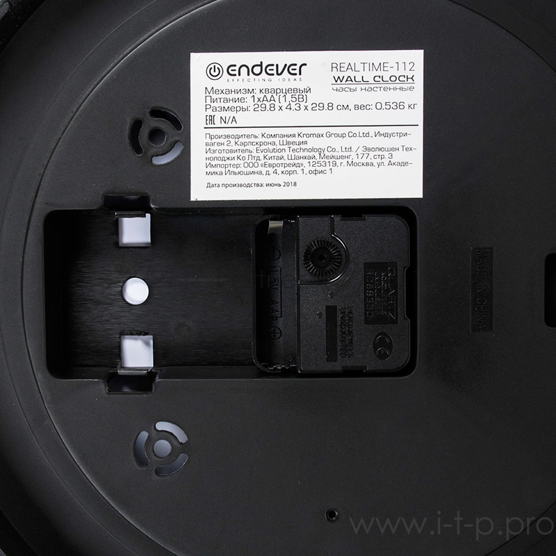 Часы Endever RealTime 112