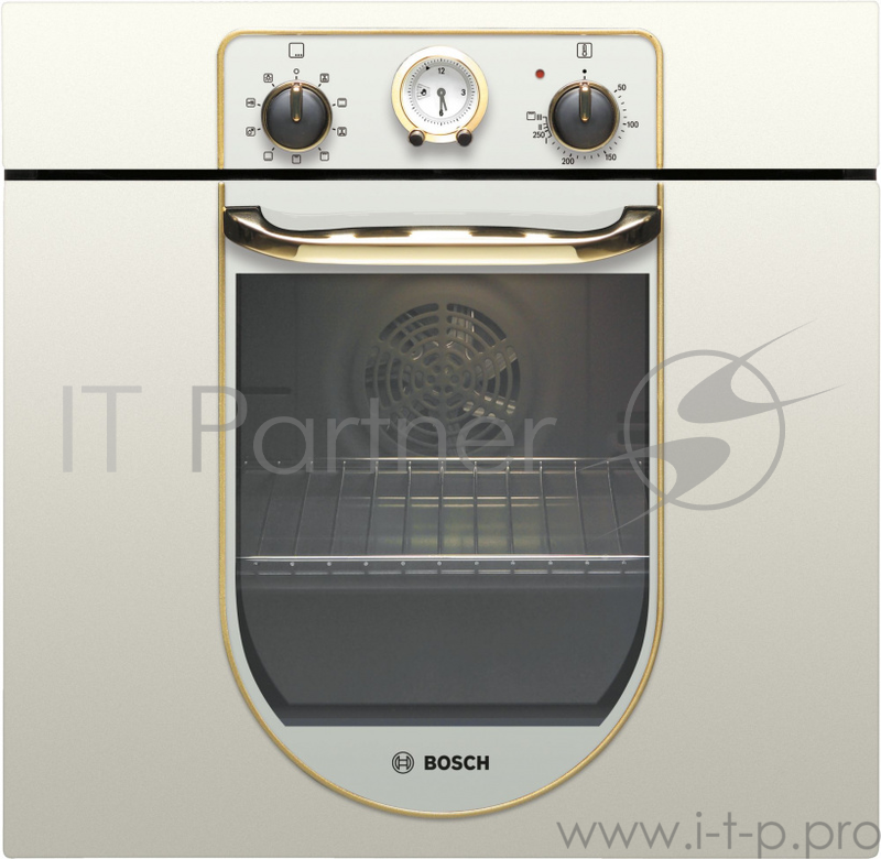 Духовой шкаф Электрический Bosch HBFN30YV0 белый/золотистый