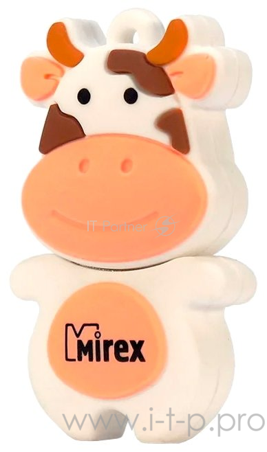 Флеш накопитель 16GB Mirex Cow, USB 2.0, Персиковый
