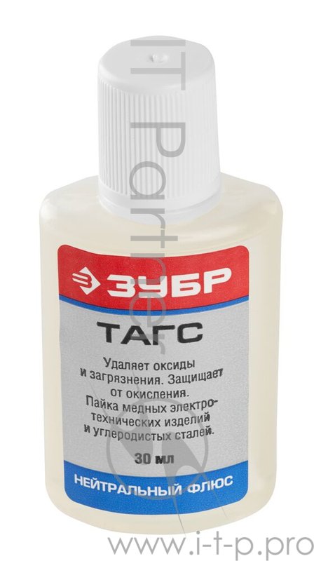 Флюс ЗУБР 55479-030 ТАГС пластиковый флакон 30мл