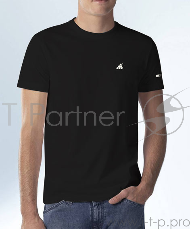 Футболка Hi-Black черная с лого (XS)