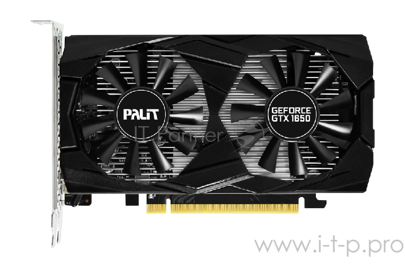 Видеокарта Palit PCI-E PA-GTX1650 DUAL 4G nVidia GeForce GTX 1650 4096Mb 128bit GDDR5 1485/8000/HDMIx1/DPx2/HDCP Ret