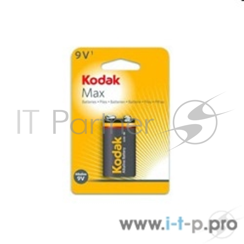 Батарейка KODAK MAX 6LR61-1BL K9V-1 (1 шт. в уп-ке)