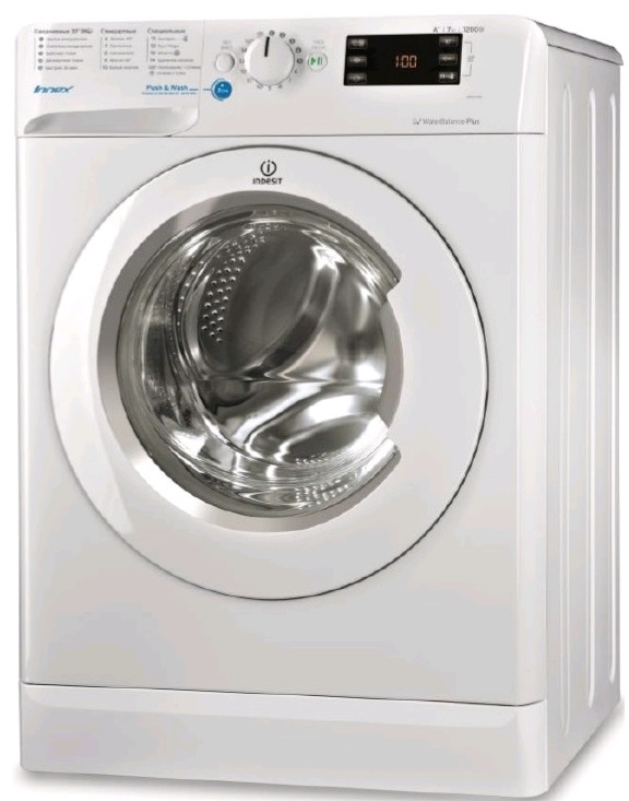 Стиральная машина Indesit BWSE 71252 L B 1 класс: A-20% загр.фронтальная макс.:7кг белый