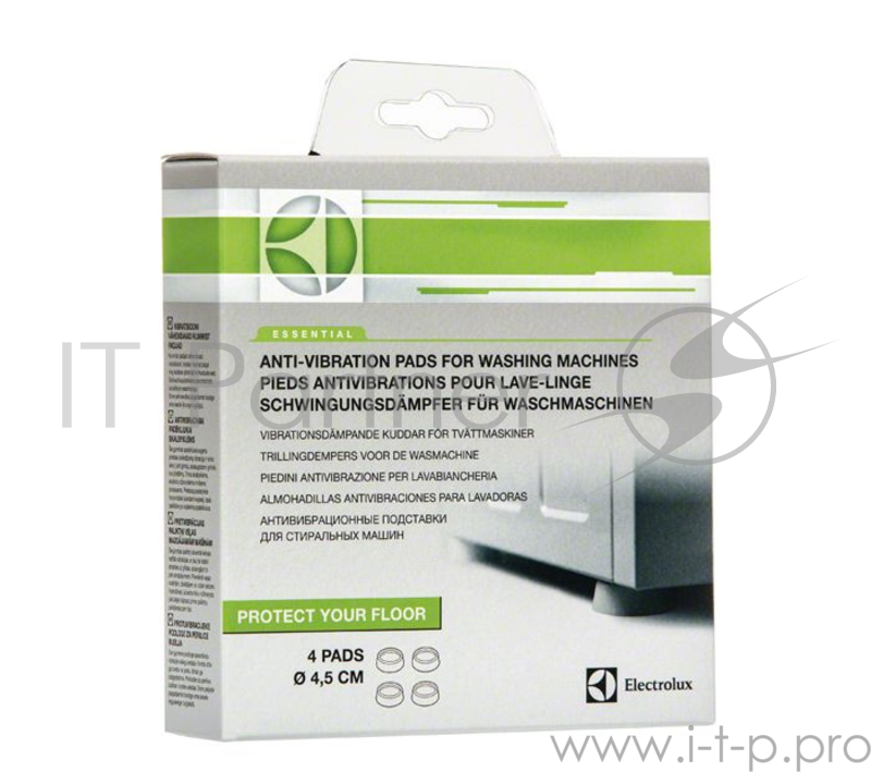 Антивибрационная подставка для стиральных машин Electrolux E4WHPA01 белый полимер (упак: 4шт)