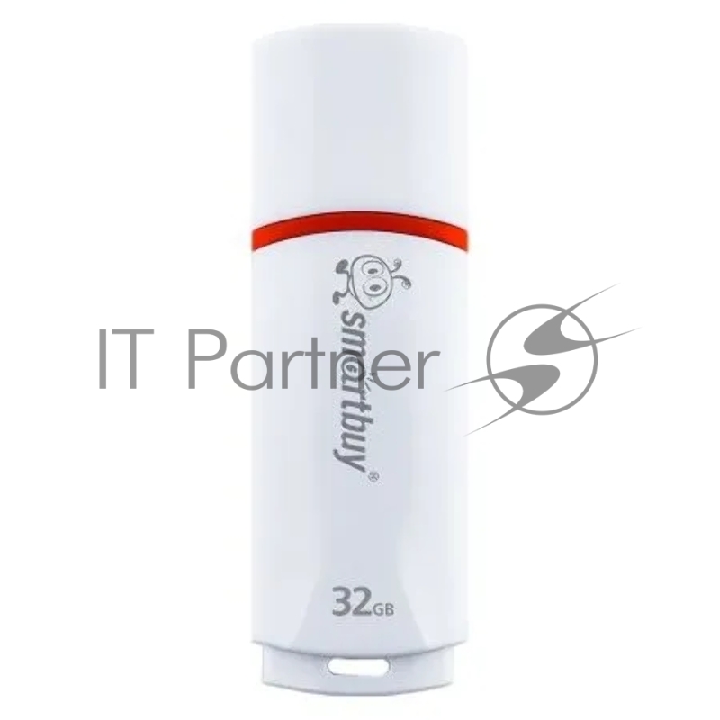 USB 2.0 Flash Drive 32GB Smartbuy Crown White (SB32GBCRW-W)