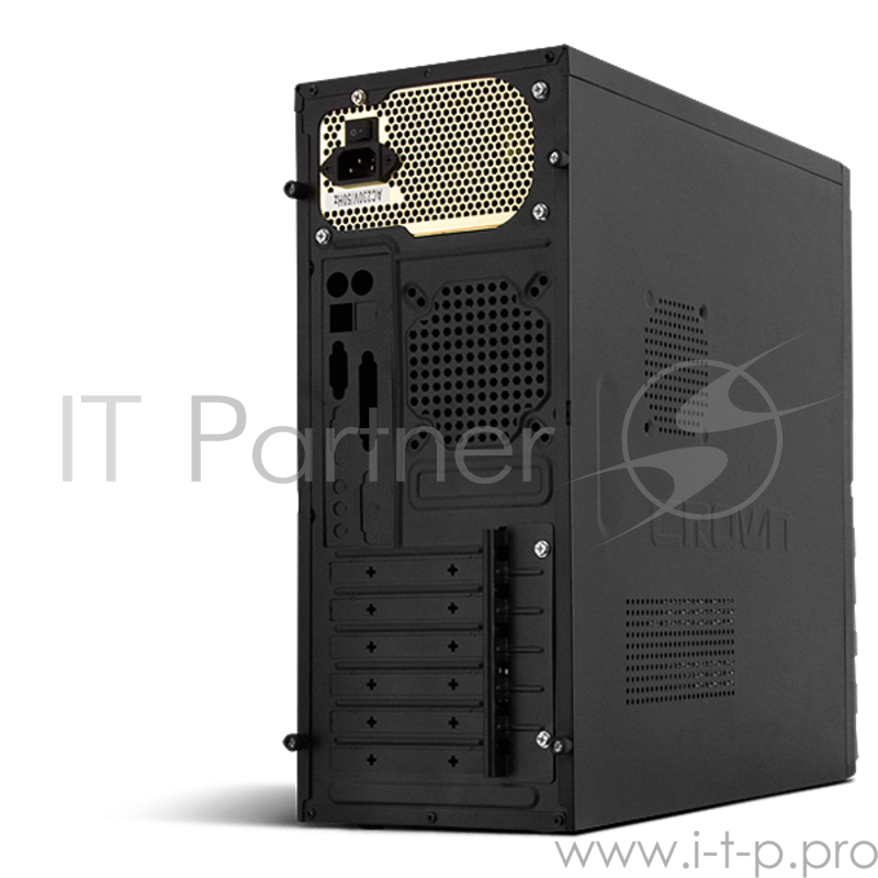 Корпус Miditower CROWN CMC-SM162 black/blue ATX (CM-PS450W smart)