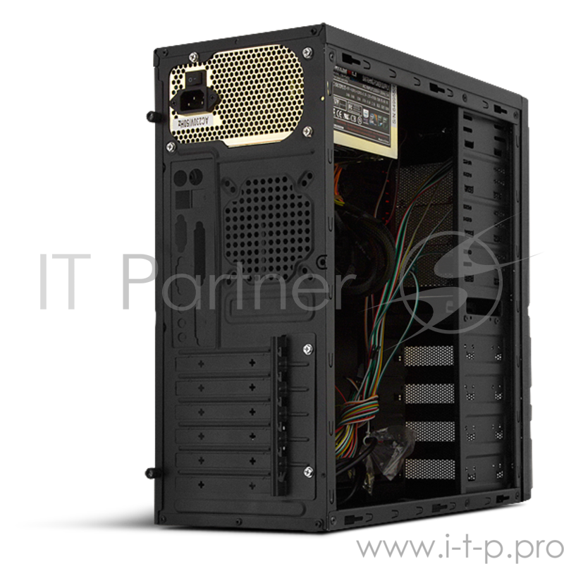 Корпус Miditower CROWN CMC-SM162 black/blue ATX (CM-PS450W smart)