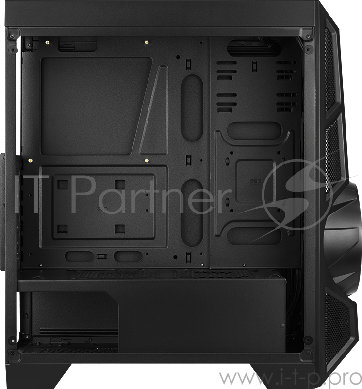 Корпус Aerocool AeroEngine RGB Tempered Glass , ATX, без БП, окно из закаленного стекла, 195x471x447мм (ШxГxВ), USB3.0 x1, USB2.0 x2, 14 режимов подсв