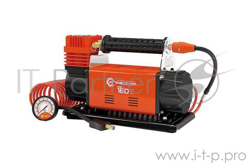 Компрессор АГРЕССОР AGR-160 металл 12V 600W 160л/мин переходники для лодок сумка