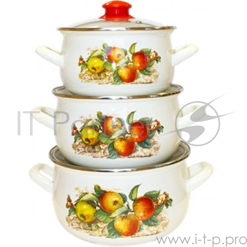 Набор посуды Interos 15199 Яблоки