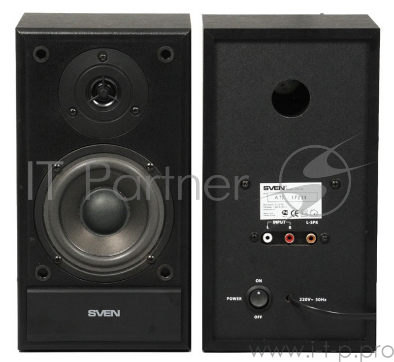 Колонки Sven SPS-702 2.0 черный 40Вт
