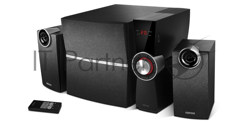 Колонки Edifier C2XD Black <2.1, 9Wx2 + 35W, оптический вход, ПДУ, RMS>