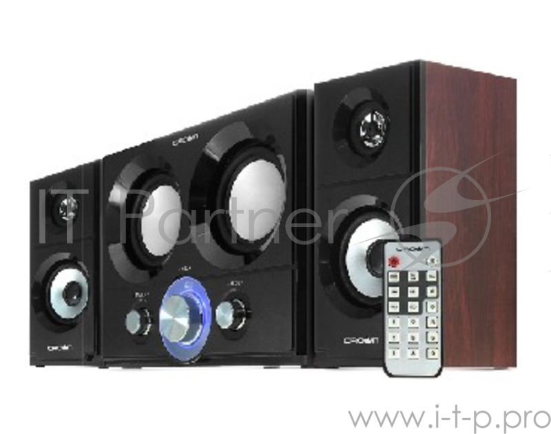 Колонки Акустическая система 2.1 CROWN CMBS-361 {Выходная мощность 16W+10W*2 (RMS)}