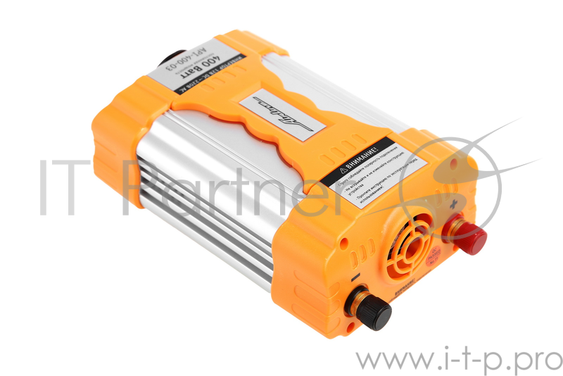 Инвертор AIRLINE API-400-03 Инвертор 12В-220В, 400 Вт (16763)(AIRLINE API-400-03 Инвертор 12В-220В, 400 Вт (16763))