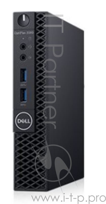 Dell Optiplex 3060 Micro Core i3-8100T (3,1GHz) 8GB (1x8GB) DDR4 128GB SSD Intel UHD 630 Linux TPM 1 years NBD
