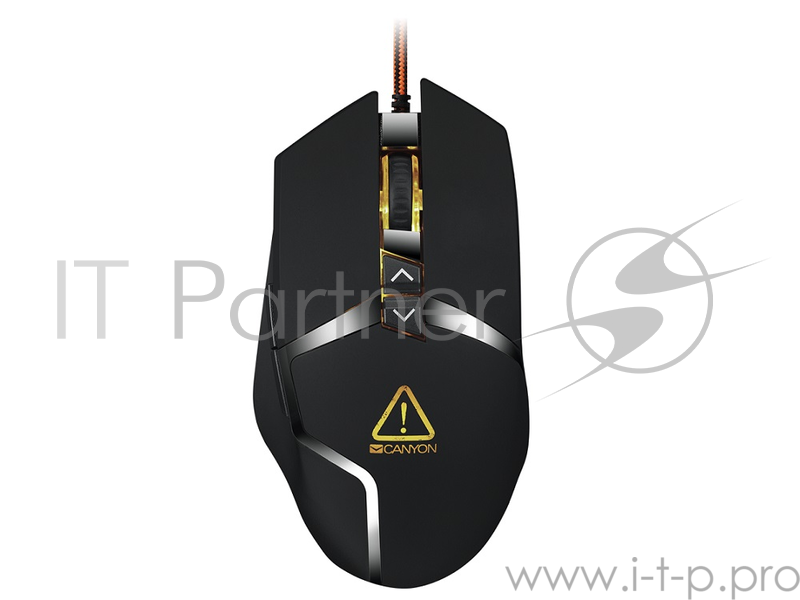 Мышь проводная Canyon Tantive, 4800dpi, USB, Черный CND-SGM4E