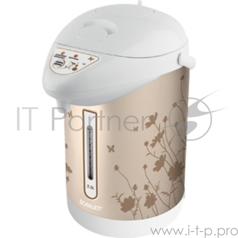 Термопот Scarlett SC-ET10D11 2.5л. 750Вт белый/бежевый