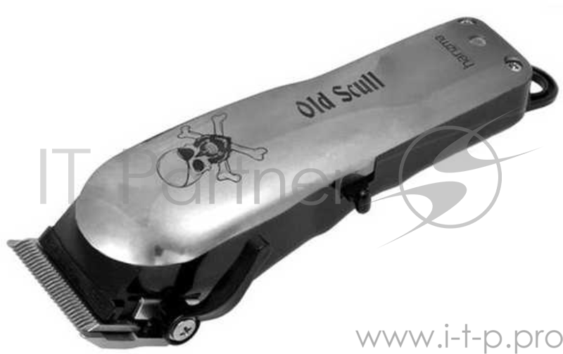 Машинка для стрижки Harizma Old Scull черный (насадок в компл:4шт)