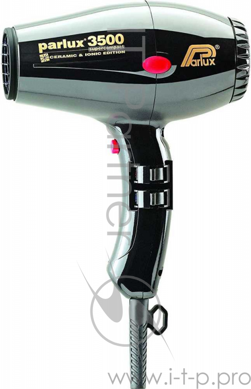 Фен Parlux 3500 SuperCompact Ceramic&Ionic Edition 2000Вт черный