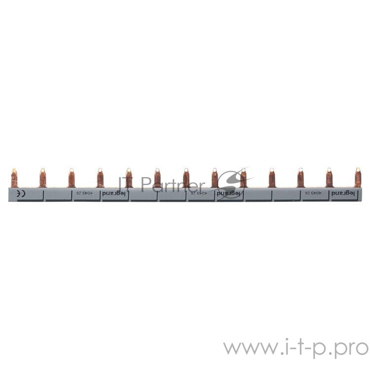 Гребенка распределительная 12 устройств, 1П, зубч. Гребенка распределительная 12 устройств, 1П, зубч.