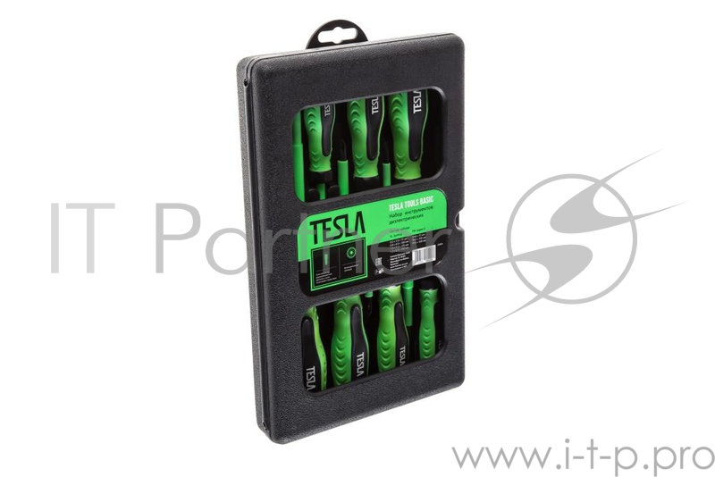 Набор диэлектрических отверток TESLA SET 4 в кейсе 8 шт.