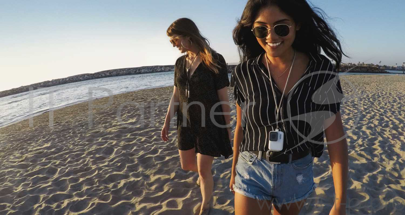 GoPro Силиконовый чехол с ремешком белый (Sleeve + Lanyard)